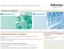 Tablet Screenshot of barkey.de